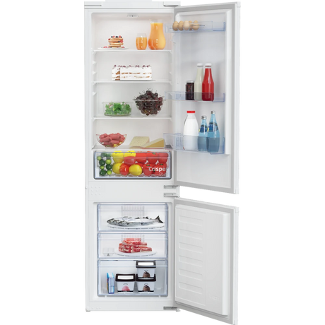 Beko 70/30 Integrated Fridge Freezer Sliding Hinge | BCSM473