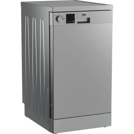Beko 10 Place Slimline Freestanding Dishwasher 45cm - Silver | DVS04020S