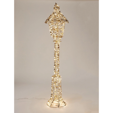 Three Kings Gold Twist Lamp Post - 90cm | 2506041
