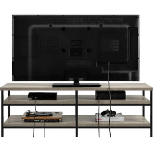 Ameriwood Home Elmwood TV Stand for 60 Inch TV - Grey Oak | 1763096PCOMUK