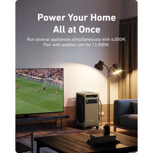 Anker SOLIX F3800 Portable Power Station Battery Backup ( 3840Wh - 6000W ) | A1790211