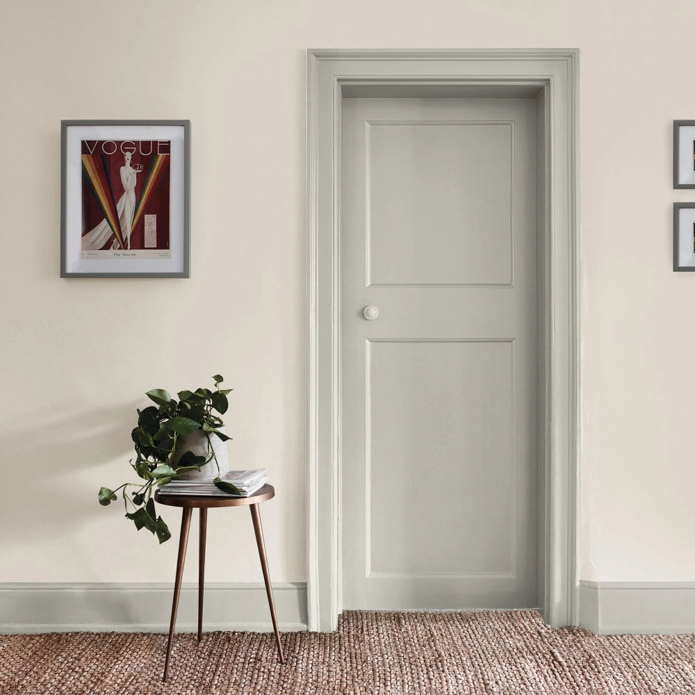 Dulux Aquamax Satinwood Water Based 750ml Wood and Metal Paint - Perfectly Greige | 5918723