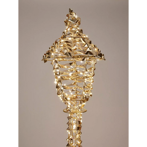Three Kings Gold Twist Lamp Post - 90cm | 2506041