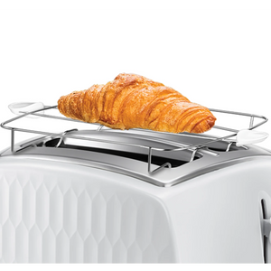 Russell Hobbs Honeycomb 2 Slice Toaster - White | 26060