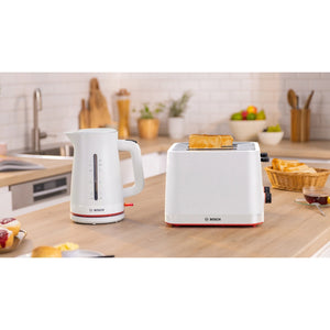 Ex-Display Bosch MyMoment 4 Slice Toaster - White | TAT3M141GB