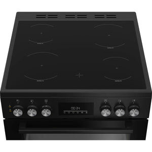 Beko Pro AeroPerfect 60cm Electric Ceramic Cooker - Black | FDC6731K