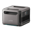 Anker SOLIX F3800 expansion battery 3840Wh in gray and black with cooling vents and blue indicator light on front panel