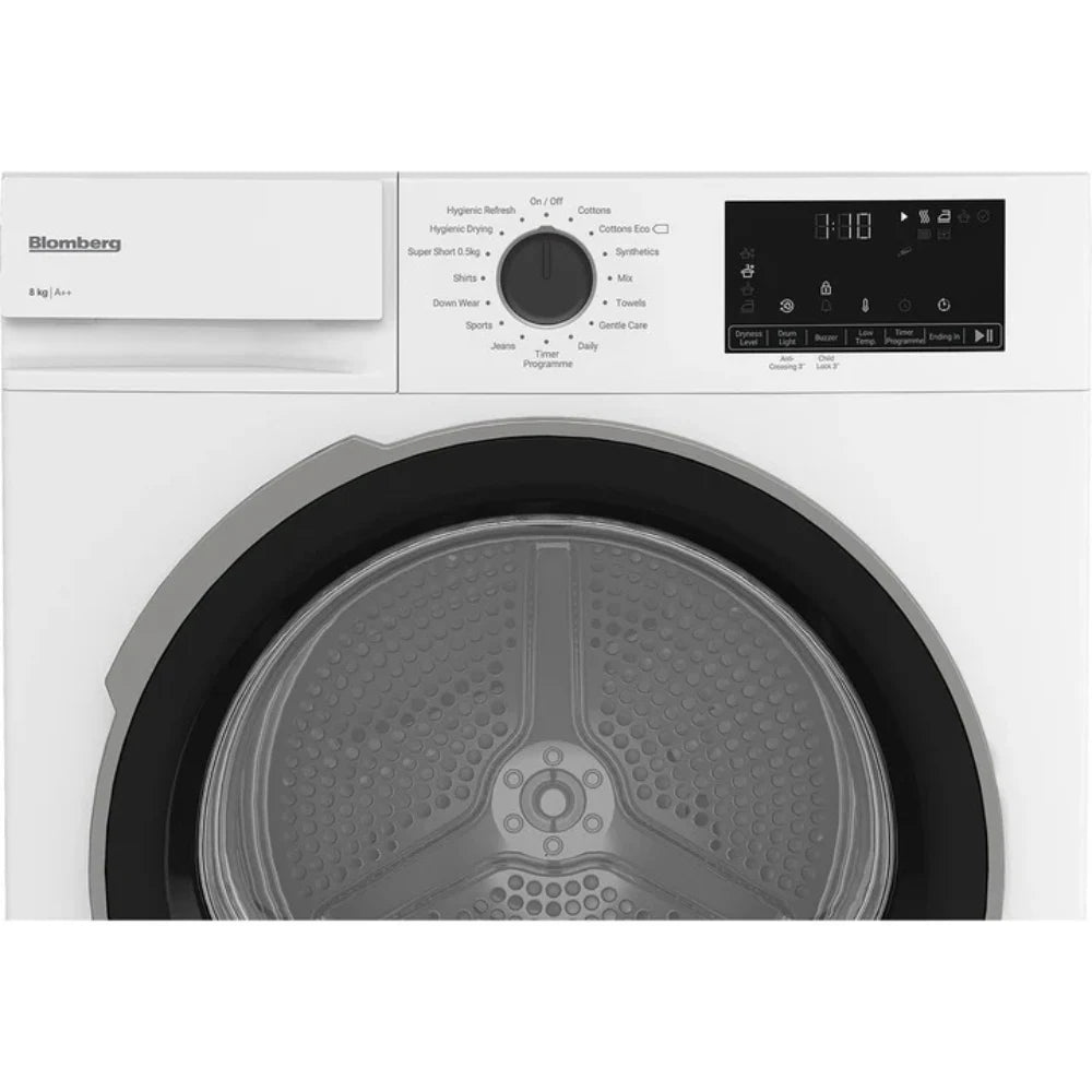 Blomberg 8kg Heat Pump Tumble Dryer - White |  LTA18320W