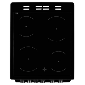 Beko 50cm Double Oven Ceramic Top Electric Cooker - Black | KDVC563AK