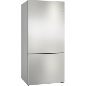 Bosch Series 4 186cm Fridge Freezer 86cm Wide - Stainless Steel | KGN86VIEAG