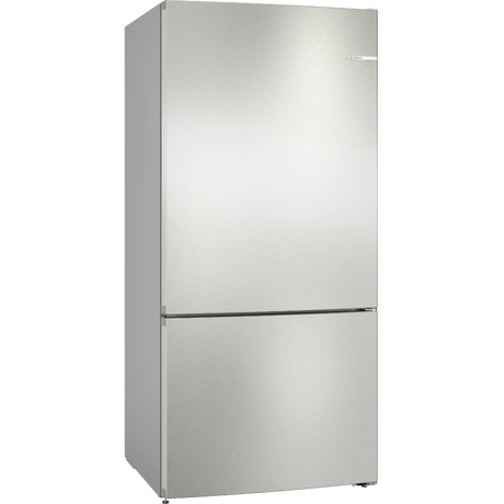 Bosch Series 4 186cm Fridge Freezer 86cm Wide - Stainless Steel | KGN86VIEAG