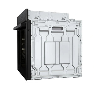 Hisense Hi6 BlackLine AirFry Electric Pyrolytic Steam Smart Single Oven - Jet Black | BSA66346PDBGUK