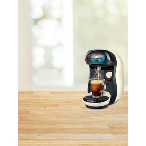 Bosch Tassimo Happy Pod Coffee Machine - Cream/Black | TAS1007GB