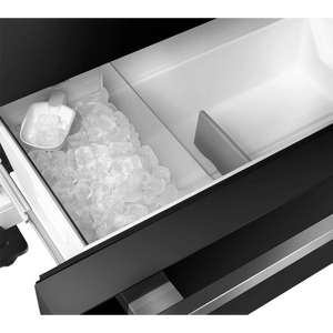 BEKO HarvestFresh 4 Door American Style Fridge Freezer - Brushed Steel | GNE460520DVPX