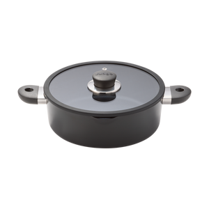Judge Vista Ceramic 24cm Shallow Casserole Dish 2.5 Litre - Black | JV25