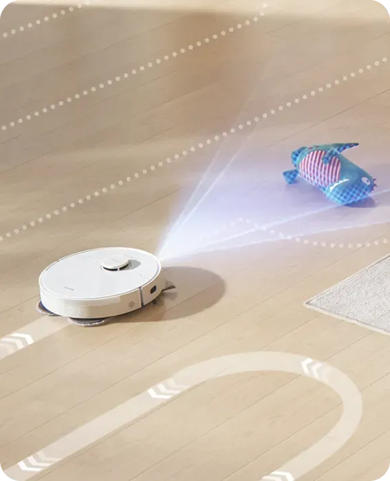 Dreame Robot Vacuum Robotic Vac L10s Pro Gen 2 - White | RLL42SDA