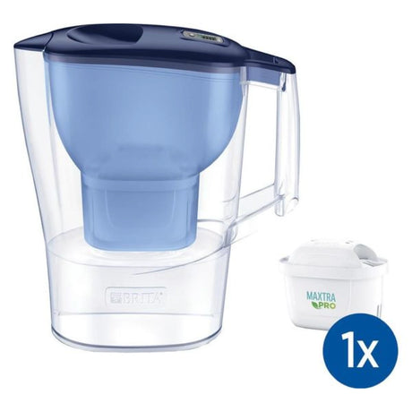Brita Aluna Water Filter Jug 2.4 Litre - Blue + 1 Cartridge | S1051117