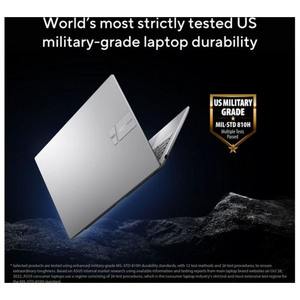 ASUS Vivobook 15 15.6 Inch Core i7 16GB 1TB SSD Full HD Laptop - Silver | X1504VA-NJ513W