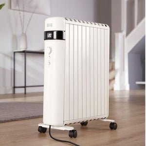 Black & Decker Smart Digital Oil Free Radiator 1.5kW - White | BXRA43016GB