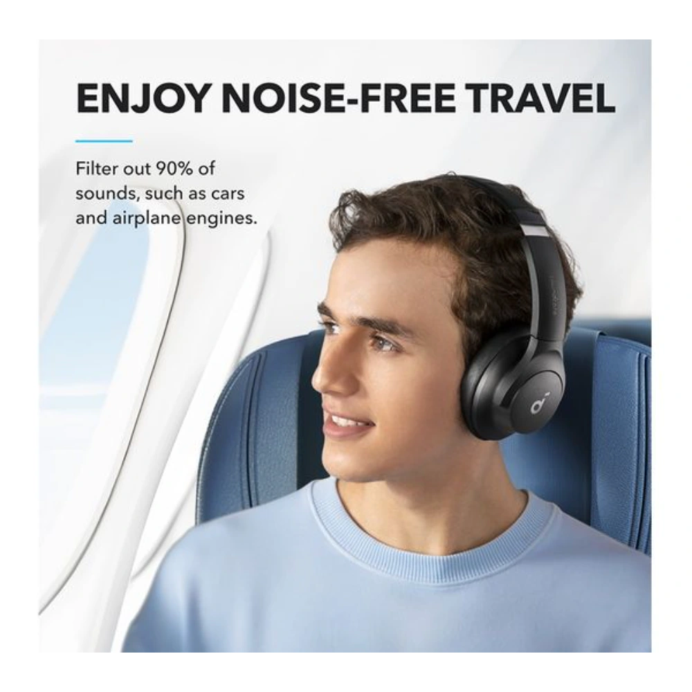 Soundcore Q21i Wireless Bluetooth Noise Cancelling Headphones - Black | A3004311
