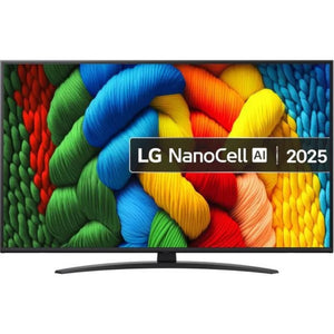 LG NANO81 50 Inch 4K Ultra HD HDR LED Smart TV (2025) | 50NANO81A6A.AEK
