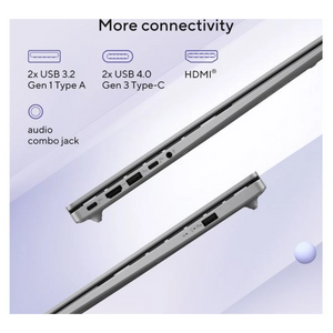 ASUS Vivobook 16 Inch Laptop 16GB 512SSD 8 Core Qualcomm Snapdragon - Quiet Blue | SX1607QA-MB005W
