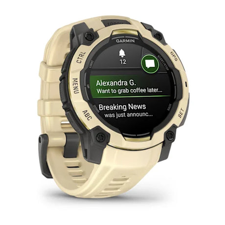 Garmin Instinct 3 Smart Fitness Watch 45mm AMOLED - Citrine | 49-GAR-010-02936-02