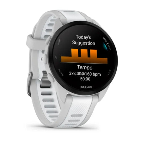 Garmin Forerunner 165 Music Smart Watch - Mist Grey and White | 49-GAR-010-02863-31