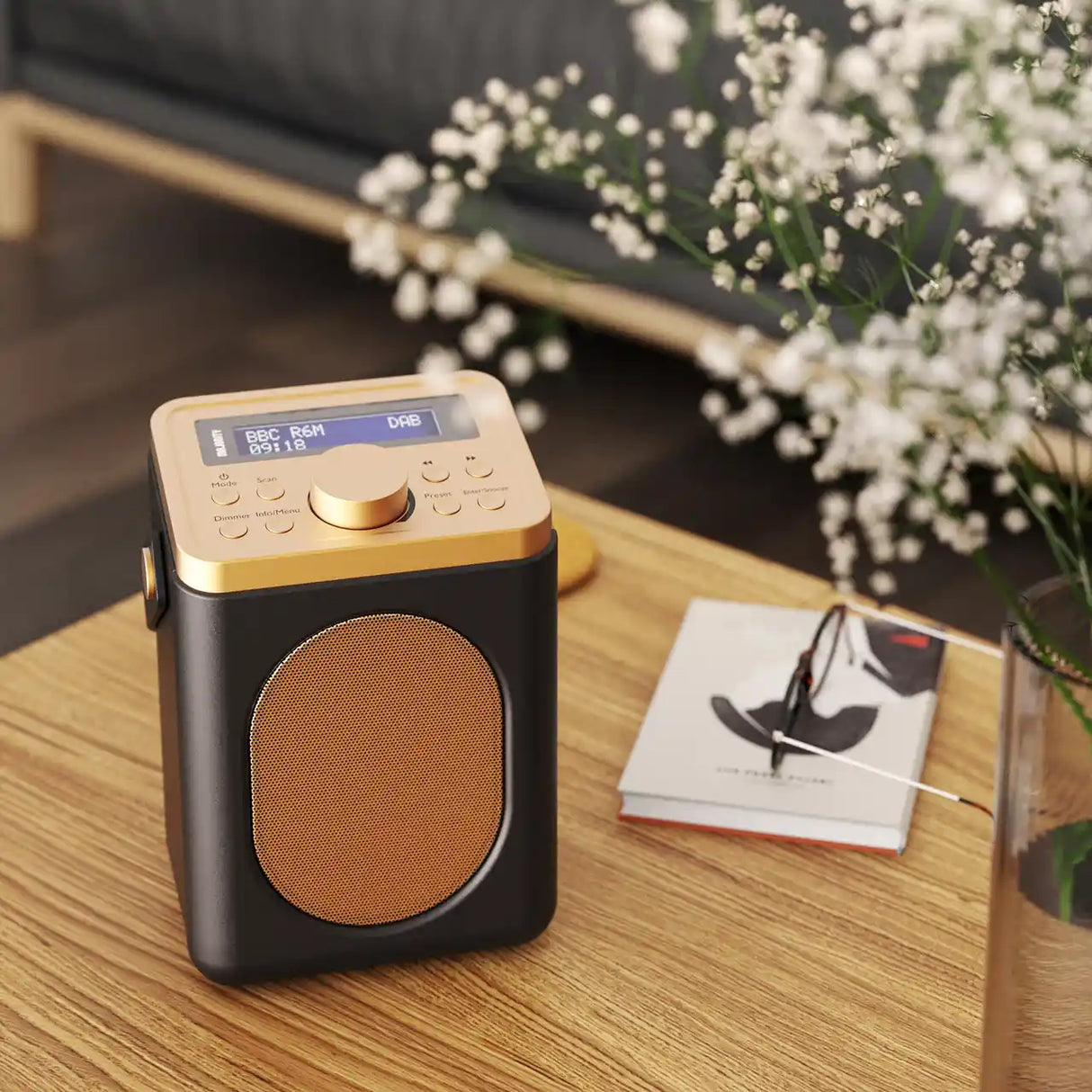 Majority Little Shelford Portable DAB Radio with Bluetooth - Black | LSHDABBLKUK