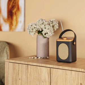 Majority Little Shelford Portable DAB Radio with Bluetooth - Black | LSHDABBLKUK