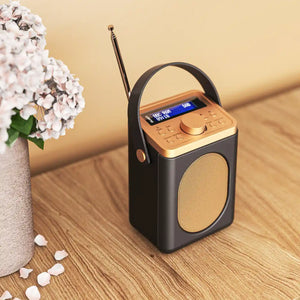 Majority Little Shelford Portable DAB Radio with Bluetooth - Black | LSHDABBLKUK