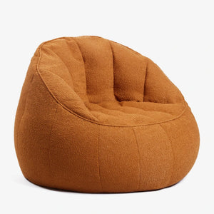 Elephant Boucle Chair Soft Bean Bag - Terracota