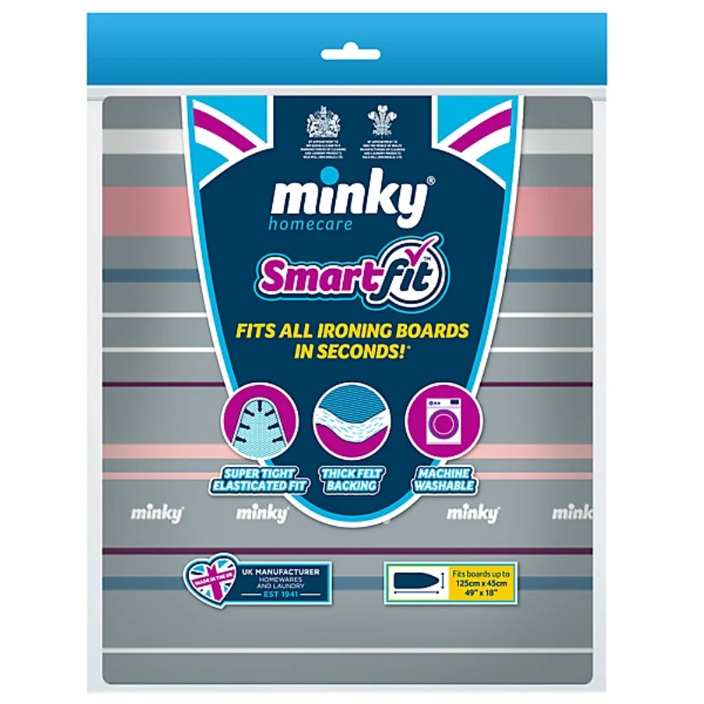 Minky Smart Fit Ironing Board Cover up to 125cm | MNK317439