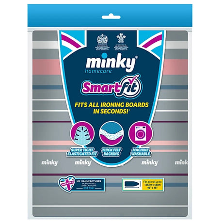 Minky Smart Fit Ironing Board Cover up to 125cm | MNK317439