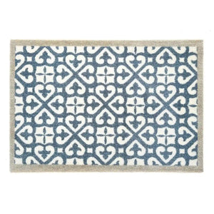My Mat Nylon Doormatt 50cm x 75cm - Harlequin Tile Blue | PT603356