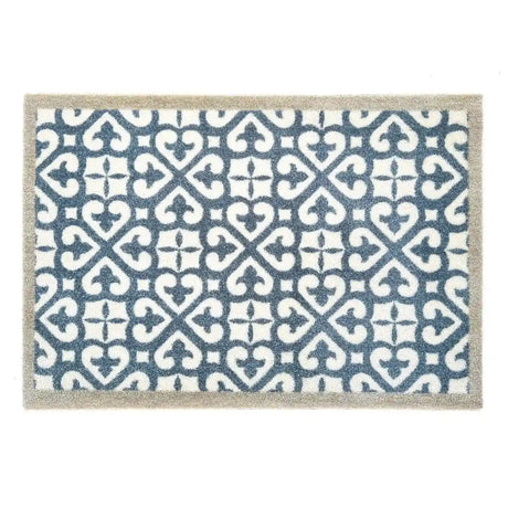 My Mat Nylon Doormatt 50cm x 75cm - Harlequin Tile Blue | PT603356