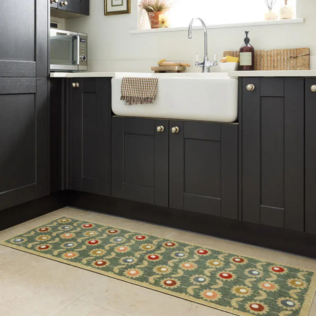 My Mat Runner Doormatt 50cm x 150cm - Multi Floral Sage | PT645851