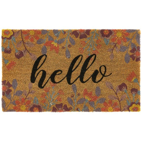 My Mat Outdoor Coco Doormat 45cm x 75cm - Floral Hello | PT610958