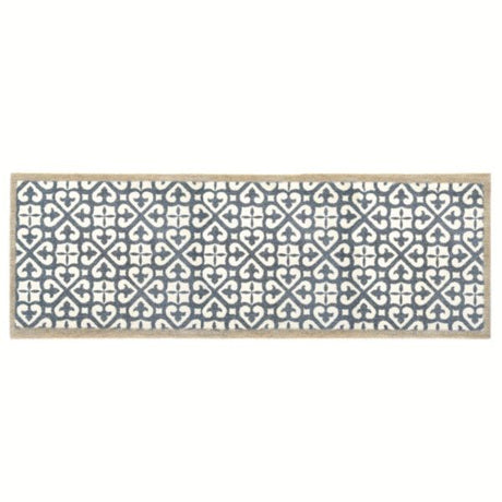 My Mat Runner Doormat 50cm x 150cm - Harlequin Tile Blue | PT603370