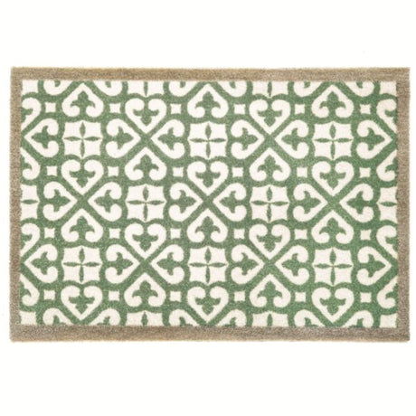 My Mat Nylon Doormatt 50cm x 75cm - Harlwquin Tile Green | PT603387