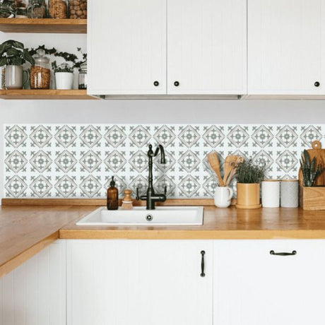 DC Fix Self Adhesive Wall Tile 15cm x 15cm - Nadia Olive | F2703106
