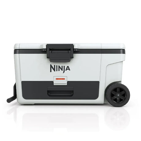 Ninja FrostVault 61 Litre Wheeled Cooler Cool Box with Dry Zone - Cloud White | FB265EUUKWH