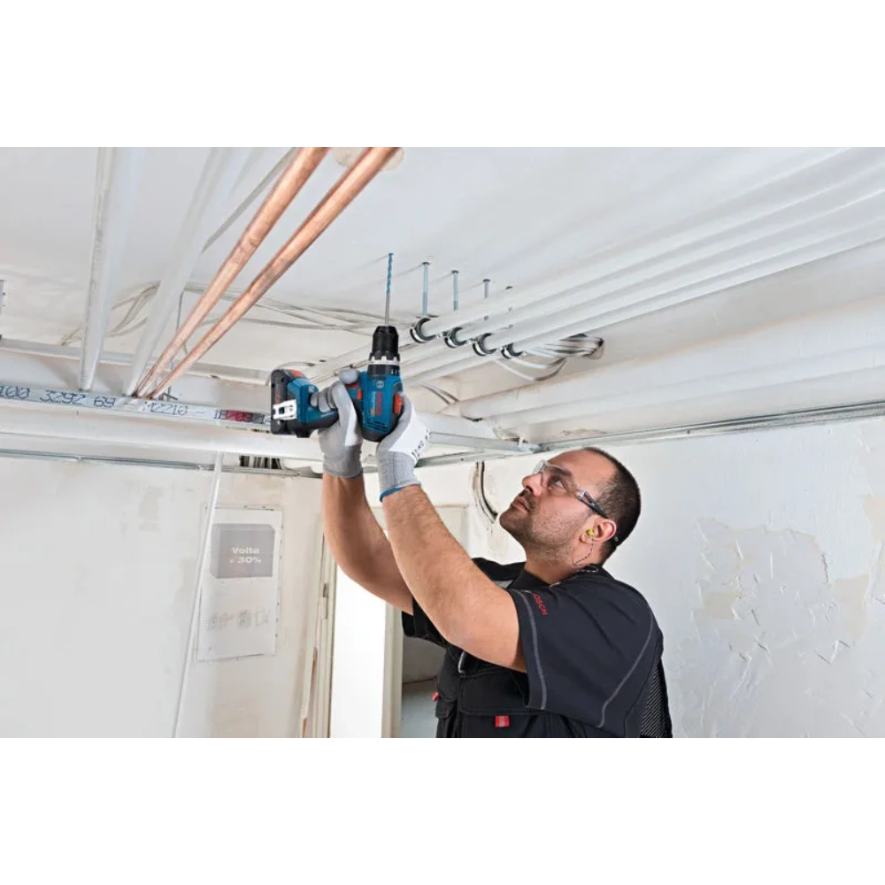 Bosch 18V Combi Drill with 2 x 4.0Ah Li-Ion Batteries | XMS25COMBIB