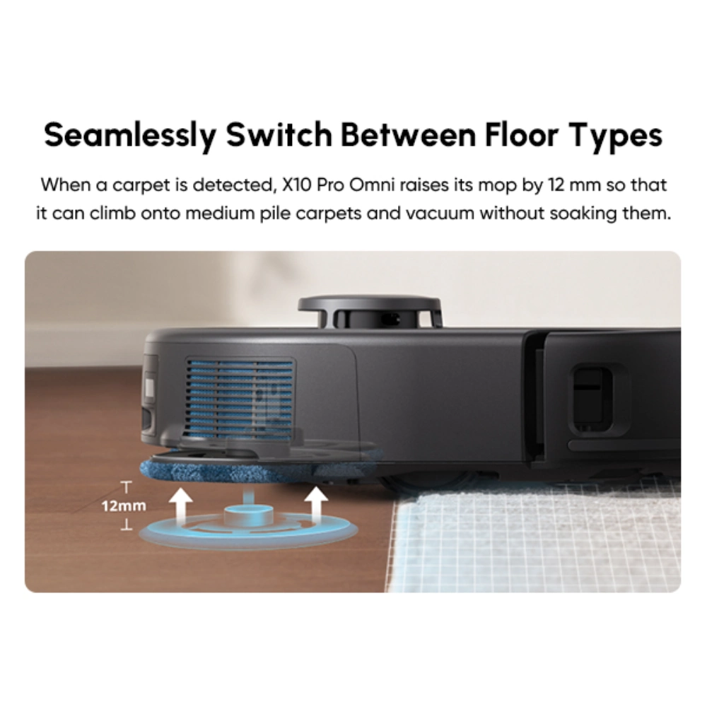 Eufy X10 Omni Pro Robot Vac Vacuum and Mop | T2351V11