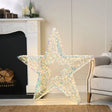 Festive LED Lit Iridescent Star | Light Up Christmas Decoration