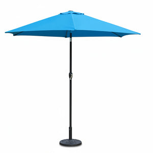 Culcita Crank and Tilt Garden Parasol 2.7 Metre - Azure | PASCAZ269