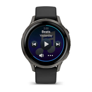 Garmin Venu 4 41mm Smart Watch with Black Silicone Band - Slate | 49-GAR-010-03013-02