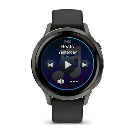 Garmin Venu 4 41mm Smart Watch with Black Silicone Band - Slate | 49-GAR-010-03013-02
