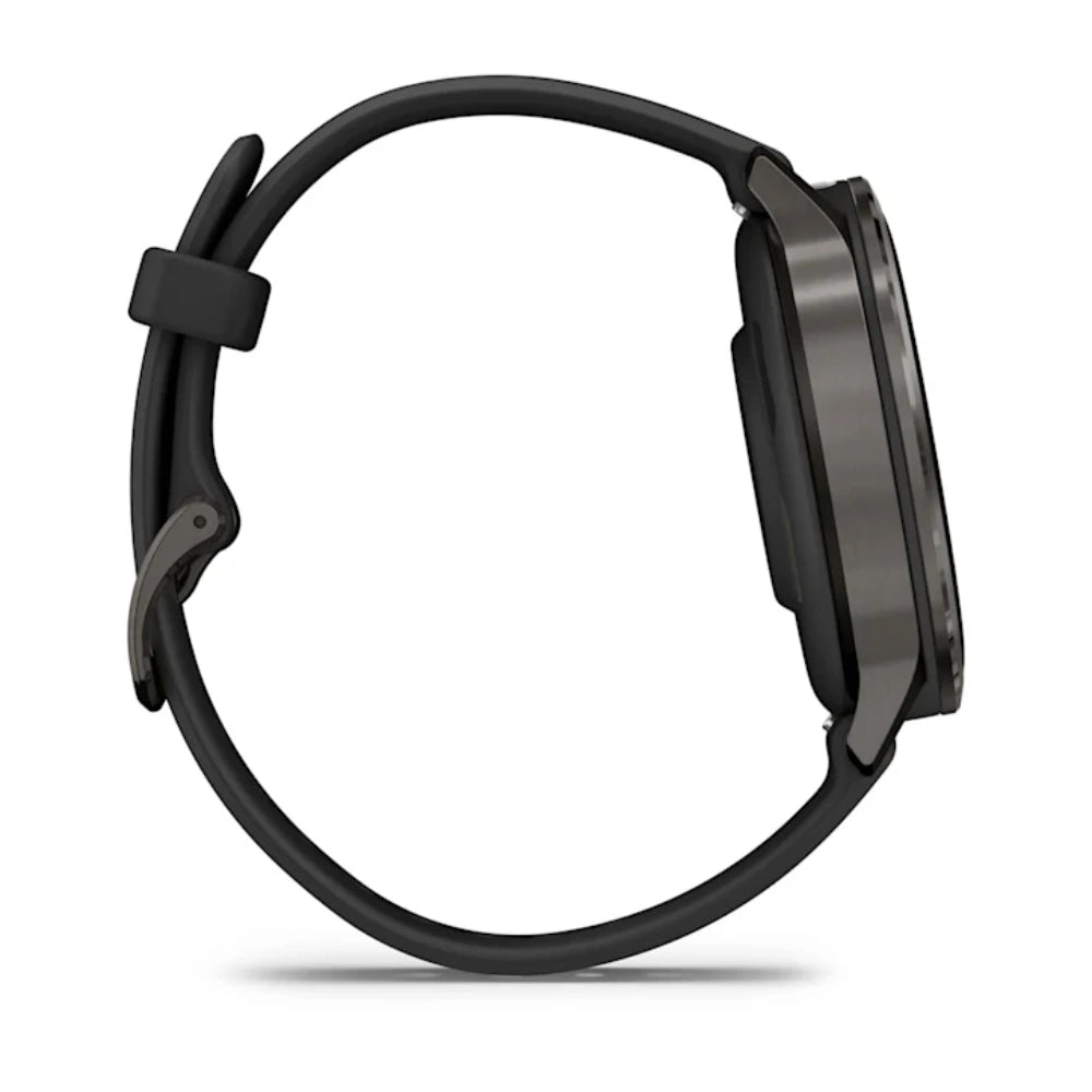 Garmin Venu 4 41mm Smart Watch with Black Silicone Band - Slate | 49-GAR-010-03013-02