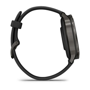 Garmin Venu 4 41mm Smart Watch with Black Silicone Band - Slate | 49-GAR-010-03013-02